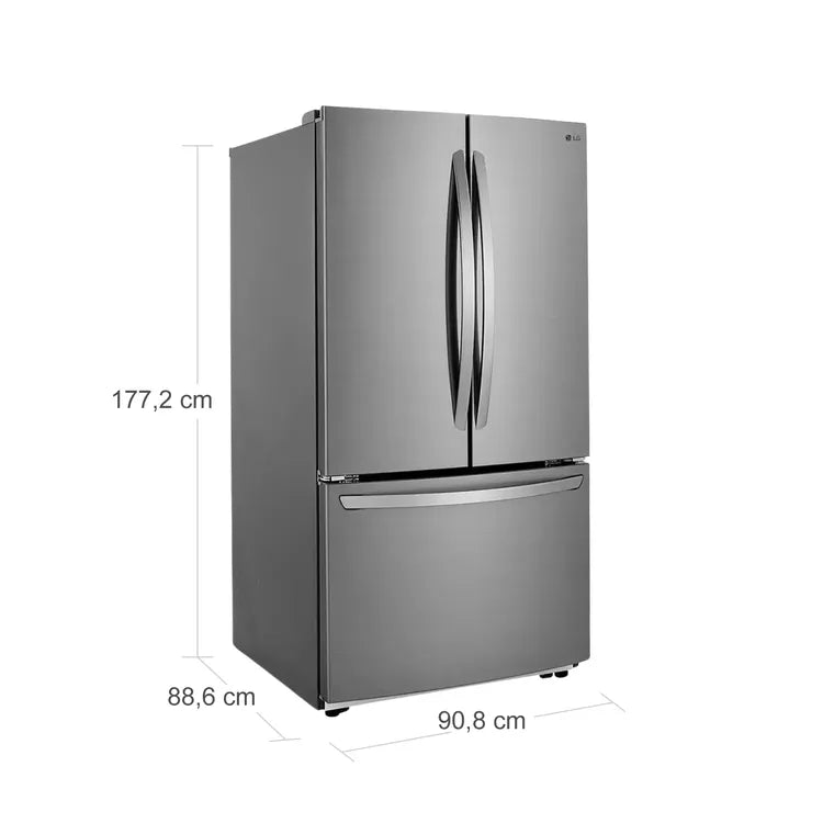 Nevecon LG Tipo Europeo 816 Litros | Color Gris | SKU: GM78BGP