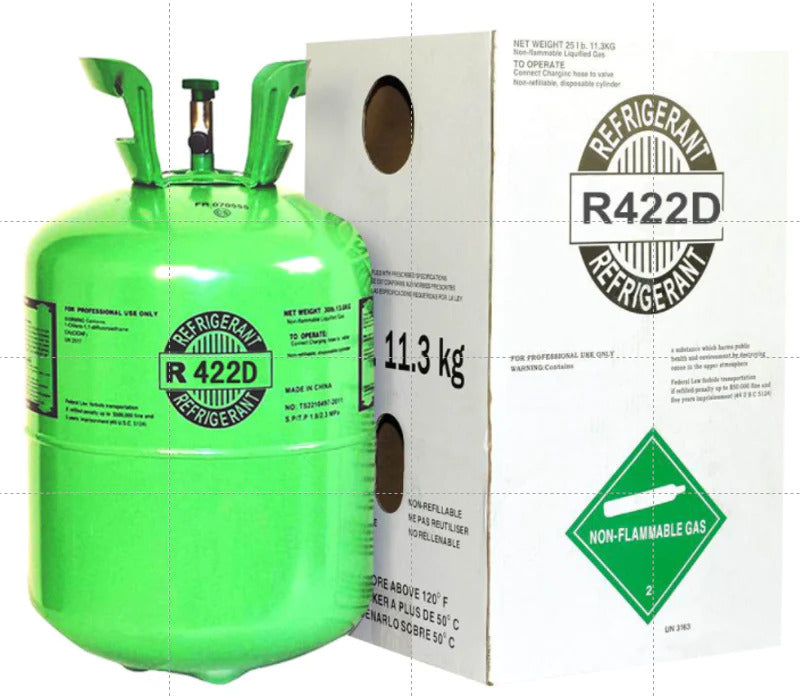 GAS REFRIGERANTE R422 x 25LB | MARCA REFRIGERANT™ | REFERENCIA INTERNA: 1005514